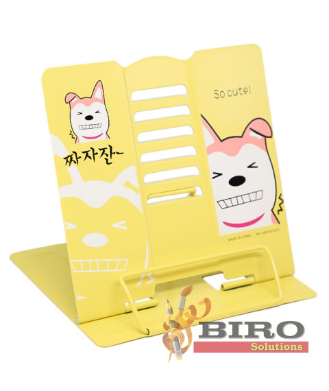 Suport pentru cărți Dogs, galben